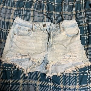 Light blue American eagle shorts
